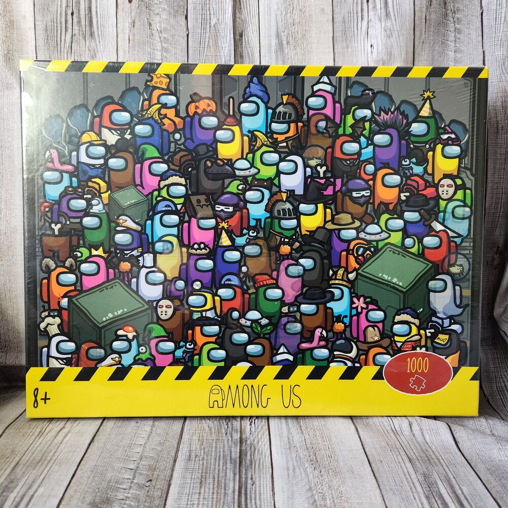 Among Us 1000 Piece Jigsaw Puzzle Top Trumps Official Crewmate Art New Sealed